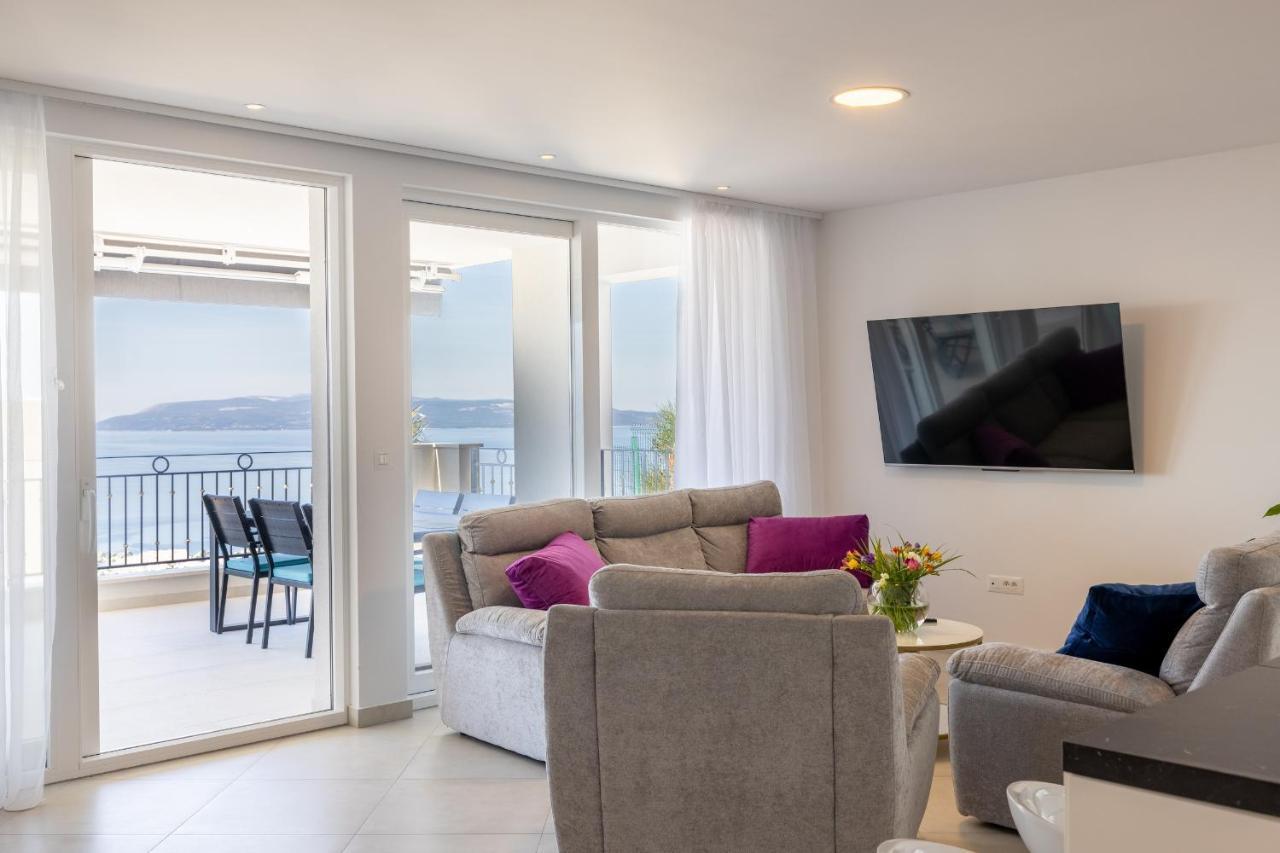 Villa Smaragd - Lapis - Luxury Apartment With Shared Pool Makarska Extérieur photo